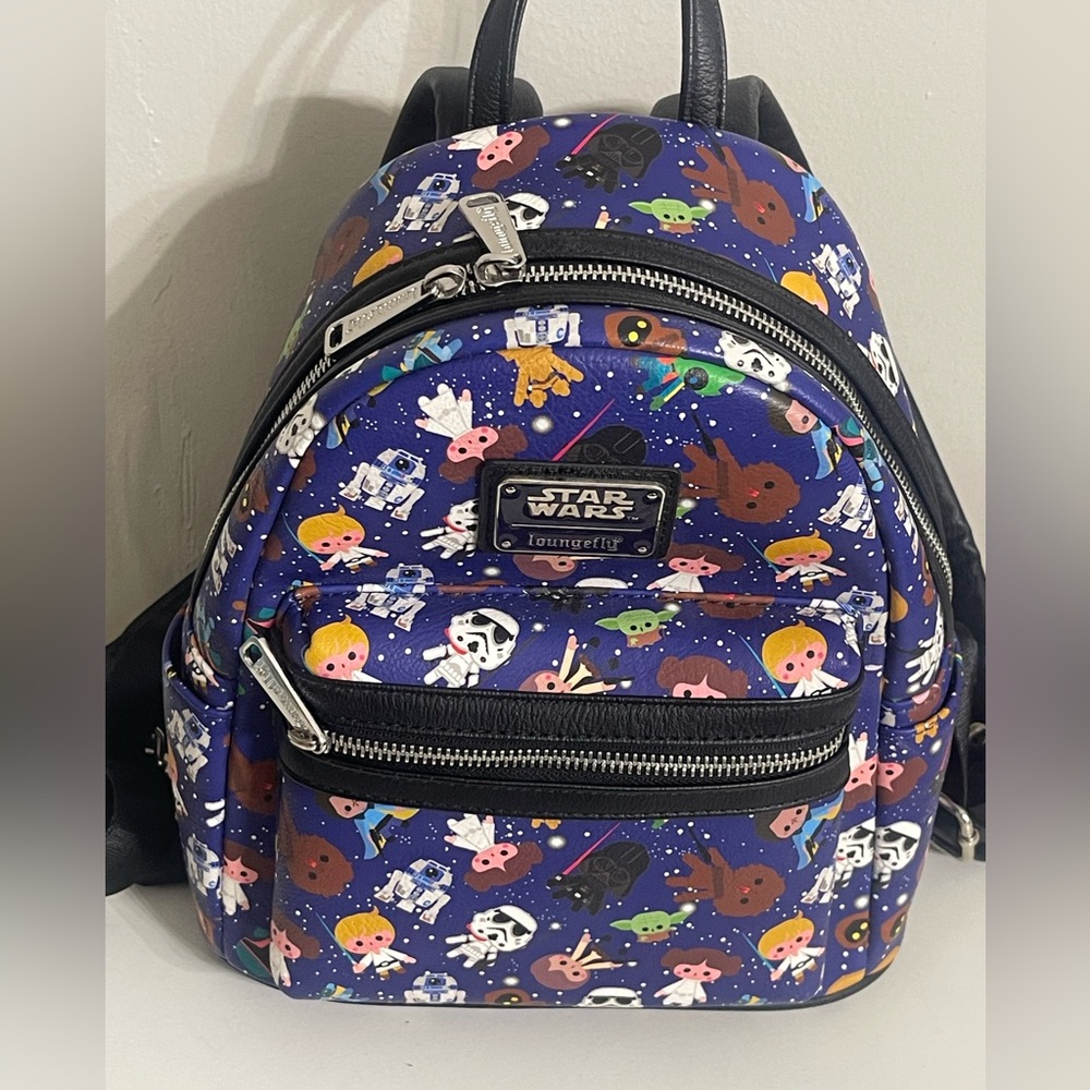 NWOT Loungefly Star Wars Kids Backpack‎ - Multicolor